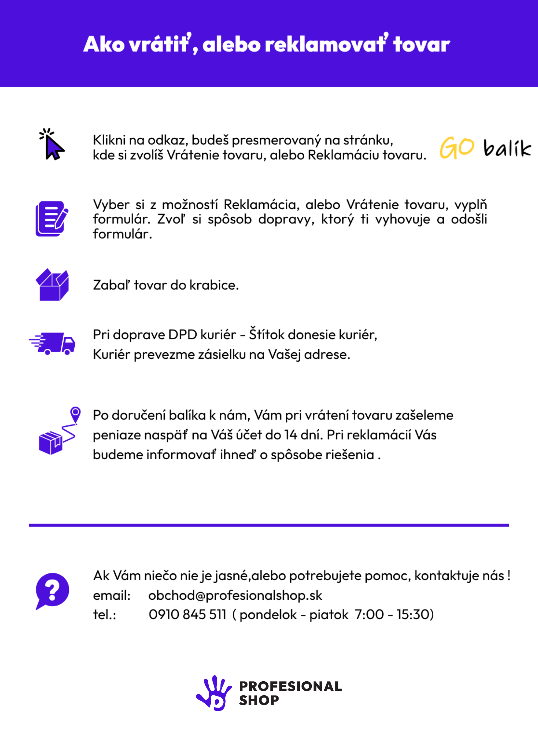 Ako vratit a reklamovat _1